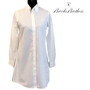 Brooks Brothers Country Club Tunic Shirt Dress Size 6